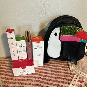 Bath&body works bag $110 bundle Nexxt and Josie maran pink blossom
